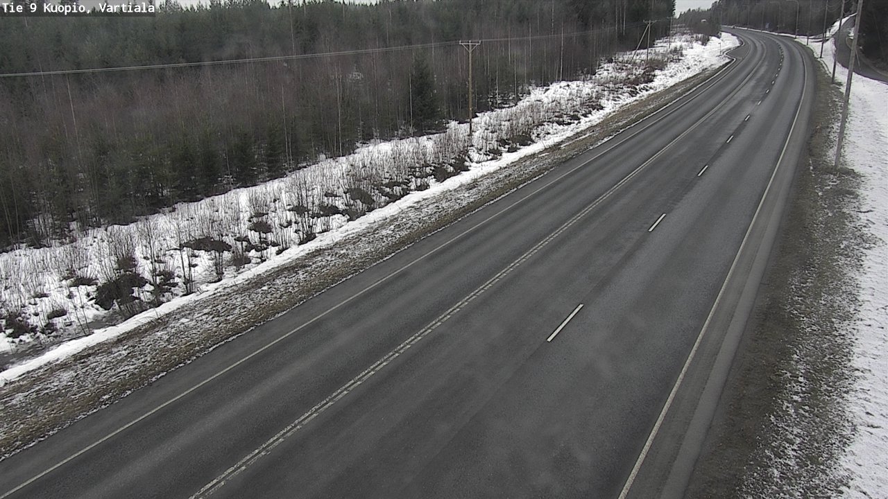 Kelikamerat Kuva Tie 9 Kuopio, Vartiala, Kuopio, Pohjois-Savo