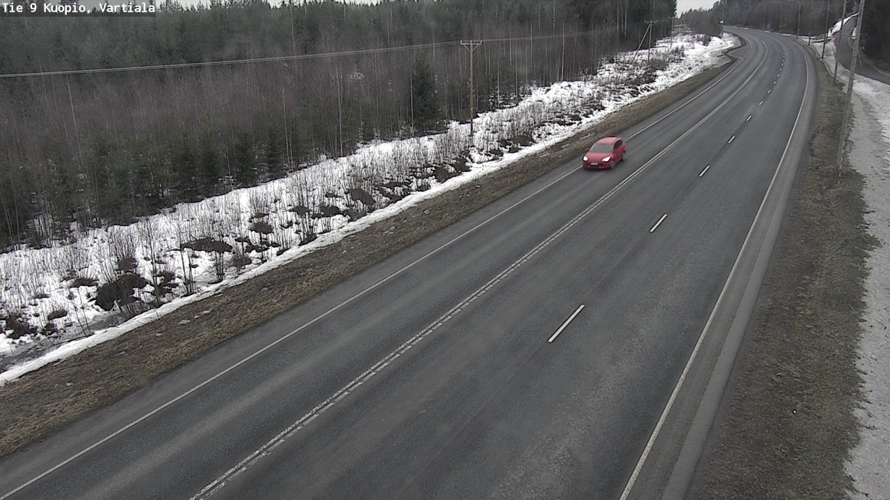 Kelikamerat Kuva Tie 9 Kuopio, Vartiala, Kuopio, Pohjois-Savo