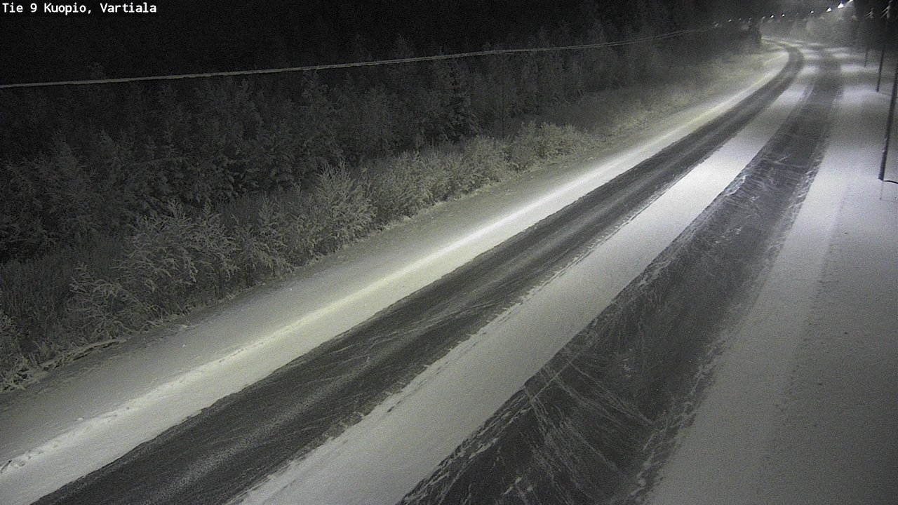 Kelikamerat Kuva Tie 9 Kuopio, Vartiala, Kuopio, Pohjois-Savo