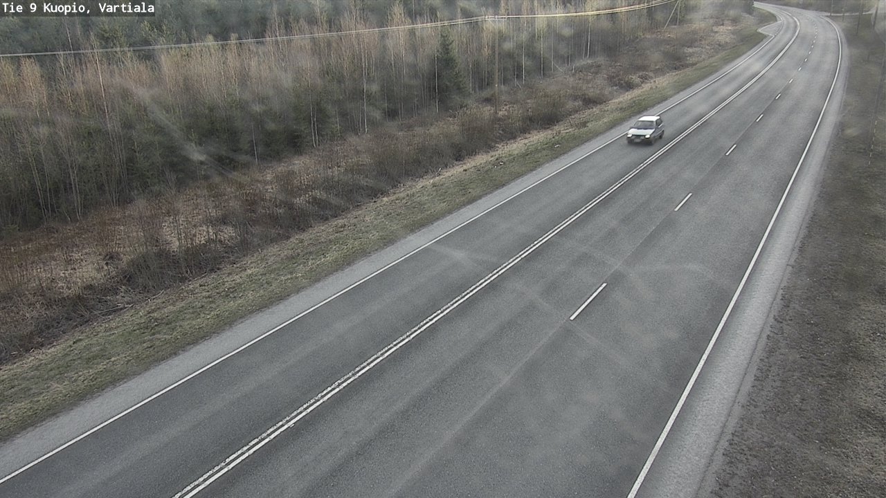 Weather Camera Image Väg 9 Kuopio, Vartiala, Kuopio, Pohjois-Savo