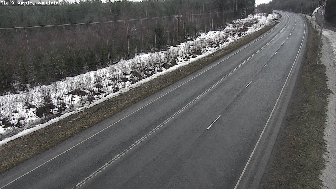 Kelikamerat Kuva Tie 9 Kuopio, Vartiala, Kuopio, Pohjois-Savo