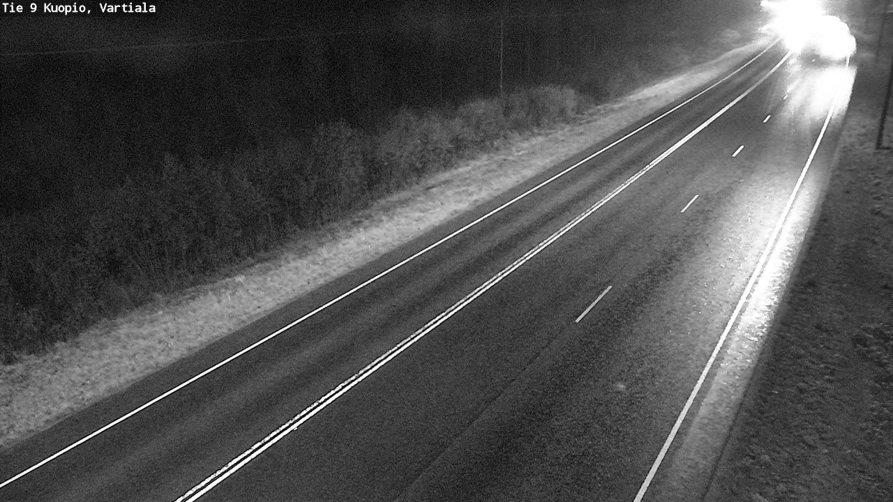 Weather Camera Image Road 9 Kuopio, Vartiala, Kuopio, Pohjois-Savo