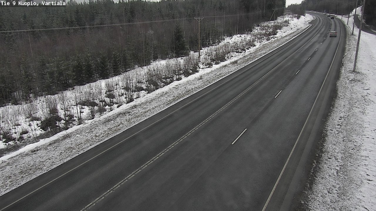 Kelikamerat Kuva Tie 9 Kuopio, Vartiala, Kuopio, Pohjois-Savo