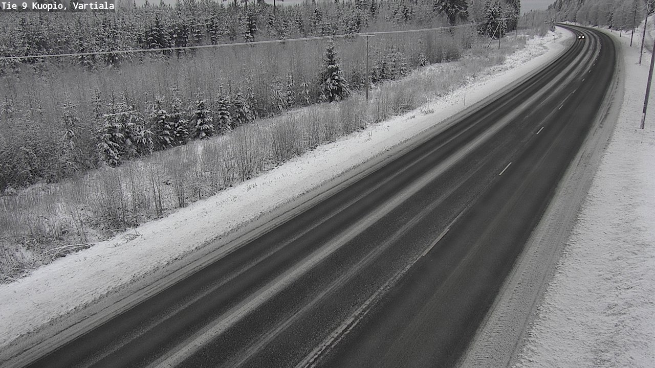 Kelikamerat Kuva Tie 9 Kuopio, Vartiala, Kuopio, Pohjois-Savo