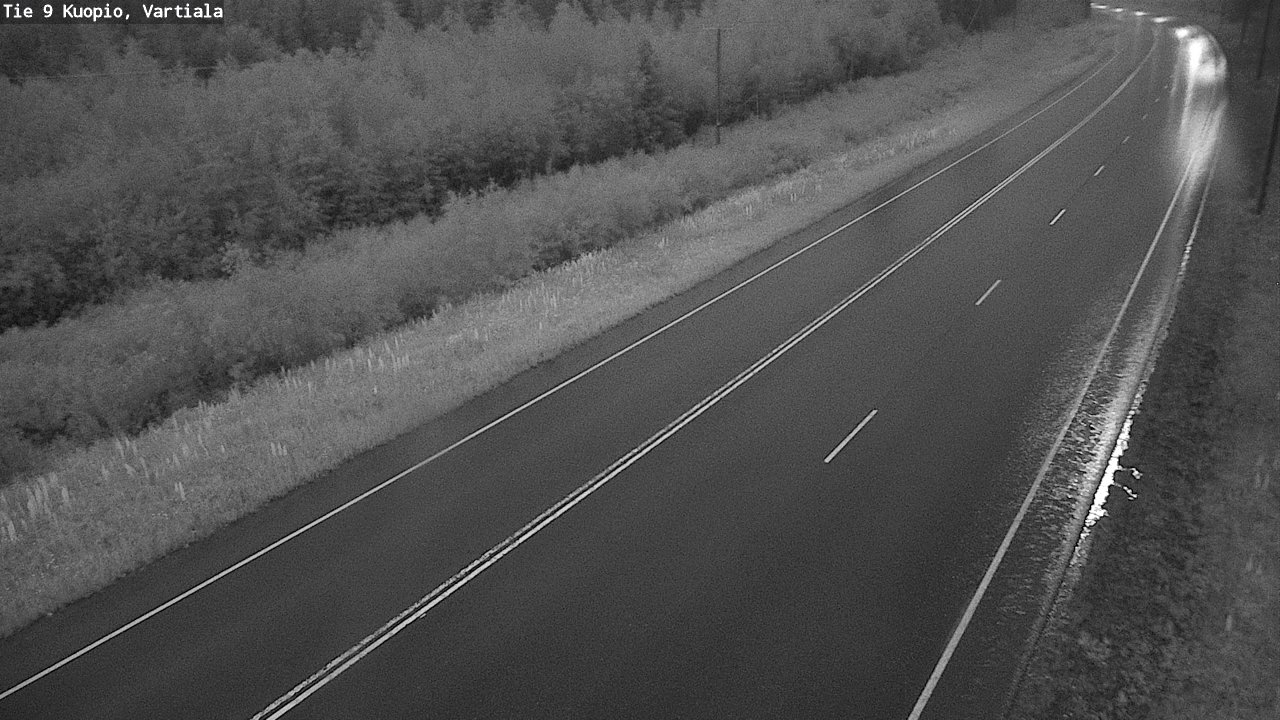 Weather Camera Image Road 9 Kuopio, Vartiala, Kuopio, Pohjois-Savo