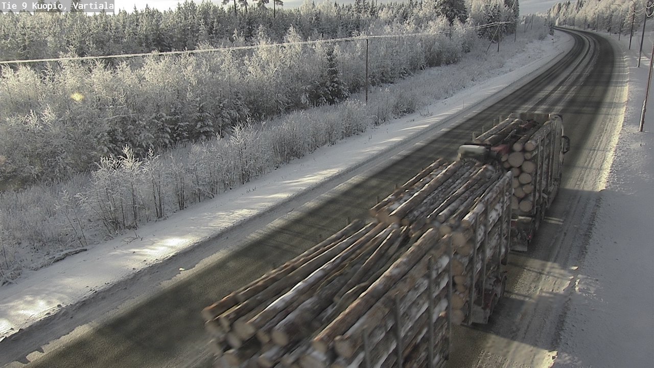 Kelikamerat Kuva Tie 9 Kuopio, Vartiala, Kuopio, Pohjois-Savo