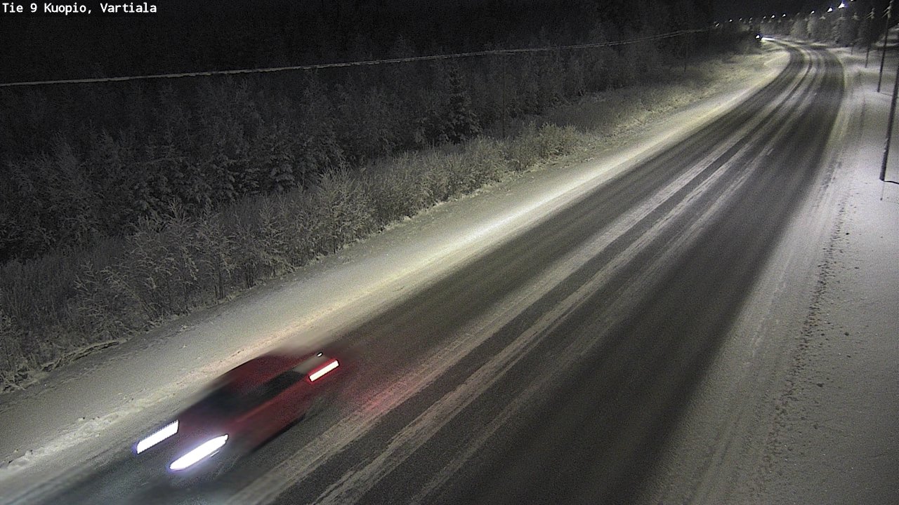 Kelikamerat Kuva Tie 9 Kuopio, Vartiala, Kuopio, Pohjois-Savo