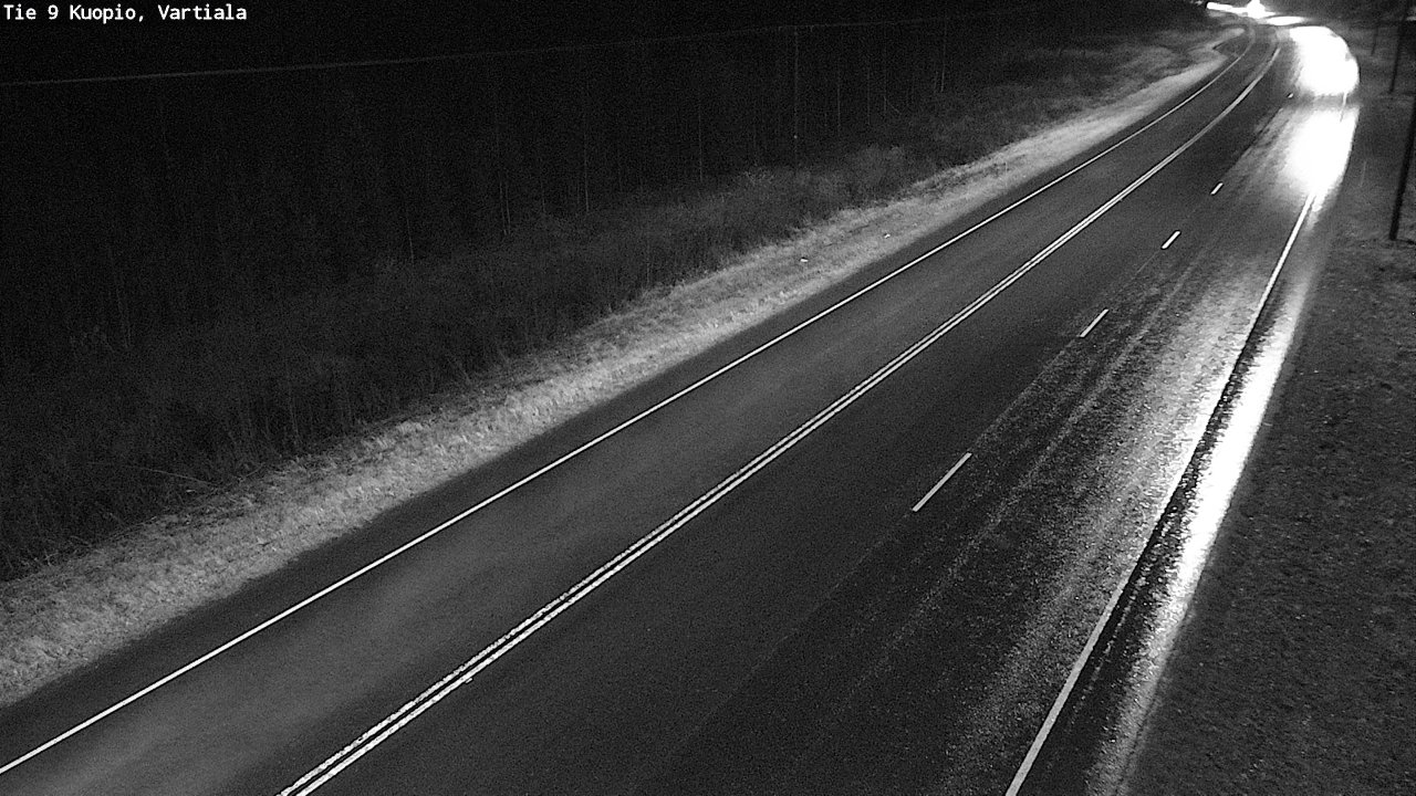 Weather Camera Image Väg 9 Kuopio, Vartiala, Kuopio, Pohjois-Savo