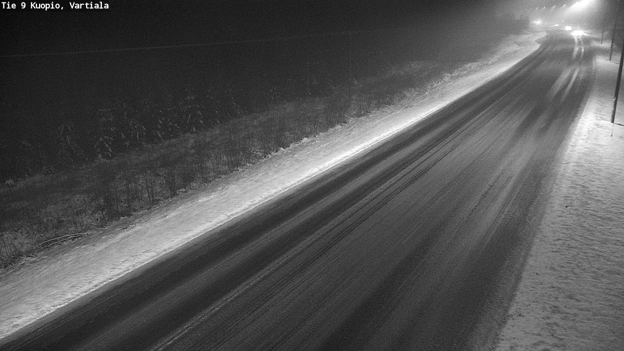 Weather Camera Image Road 9 Kuopio, Vartiala, Kuopio, Pohjois-Savo