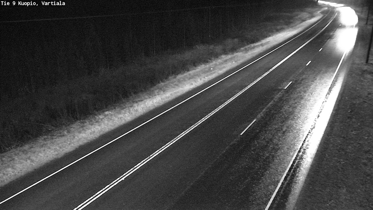Weather Camera Image Road 9 Kuopio, Vartiala, Kuopio, Pohjois-Savo