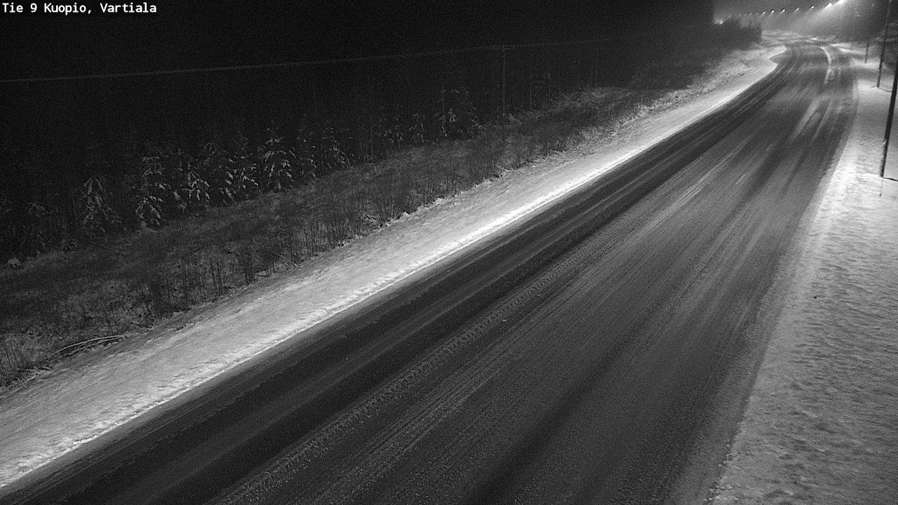 Weather Camera Image Road 9 Kuopio, Vartiala, Kuopio, Pohjois-Savo