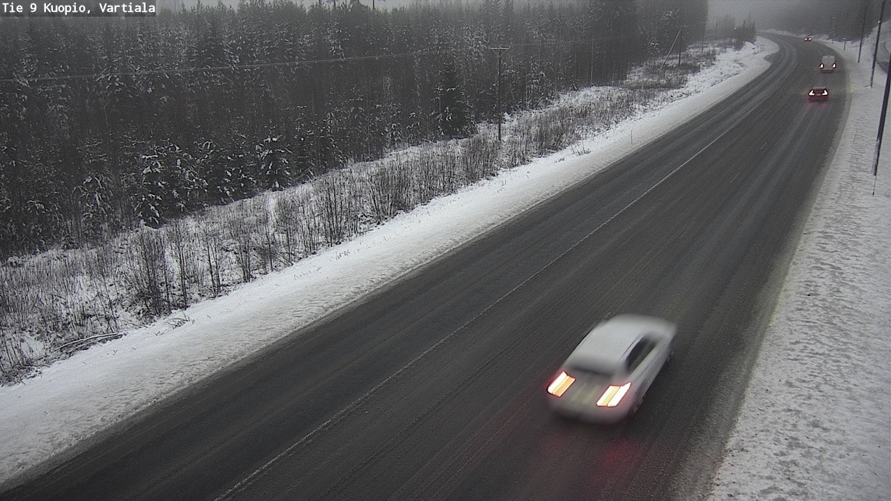Weather Camera Image Road 9 Kuopio, Vartiala, Kuopio, Pohjois-Savo