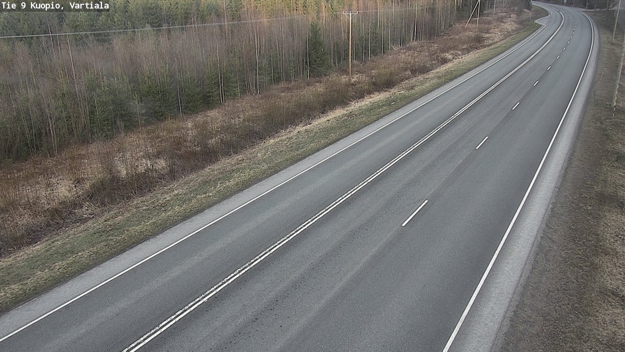 Kelikamerat Kuva Tie 9 Kuopio, Vartiala, Kuopio, Pohjois-Savo