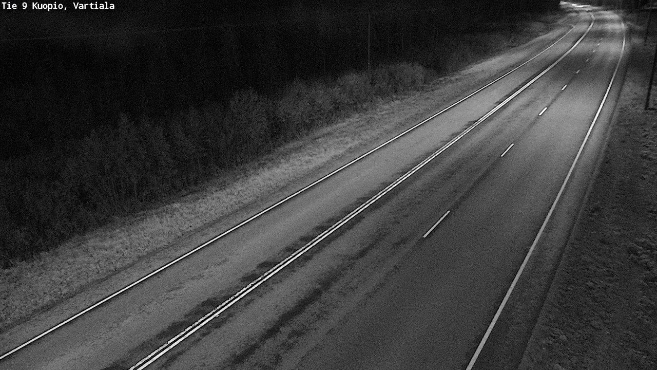 Weather Camera Image Road 9 Kuopio, Vartiala, Kuopio, Pohjois-Savo