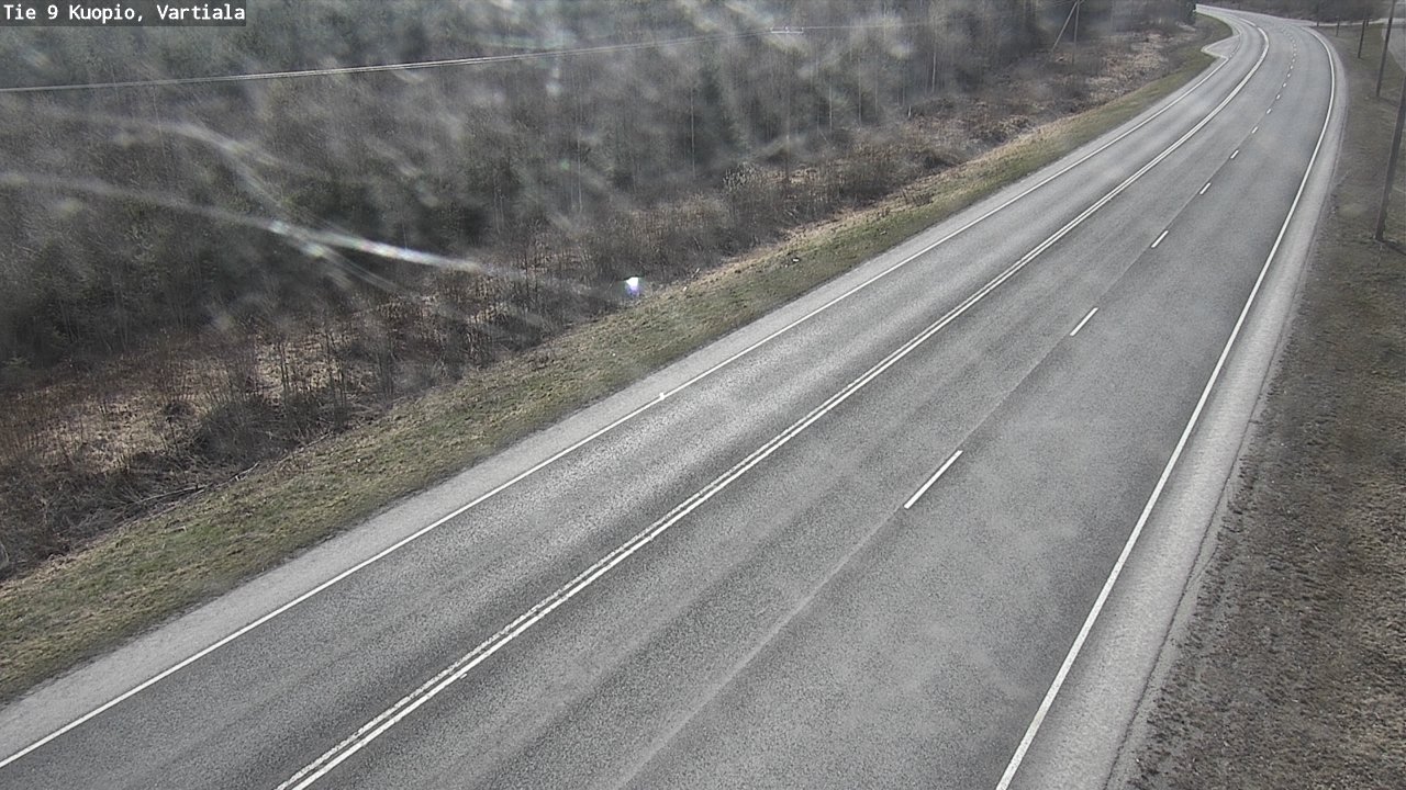 Weather Camera Image Väg 9 Kuopio, Vartiala, Kuopio, Pohjois-Savo