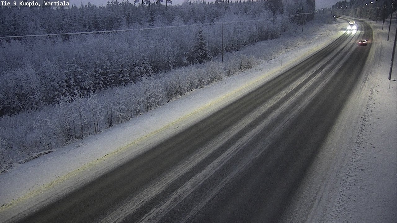 Kelikamerat Kuva Tie 9 Kuopio, Vartiala, Kuopio, Pohjois-Savo
