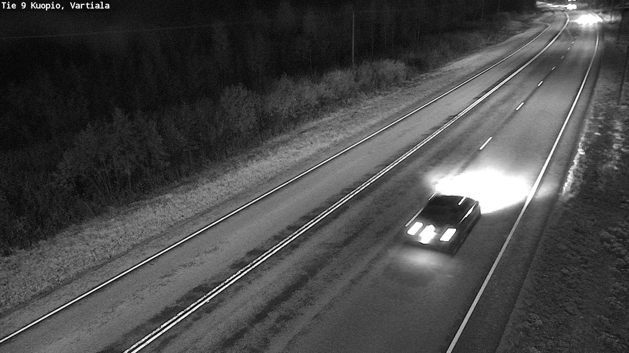 Weather Camera Image Road 9 Kuopio, Vartiala, Kuopio, Pohjois-Savo