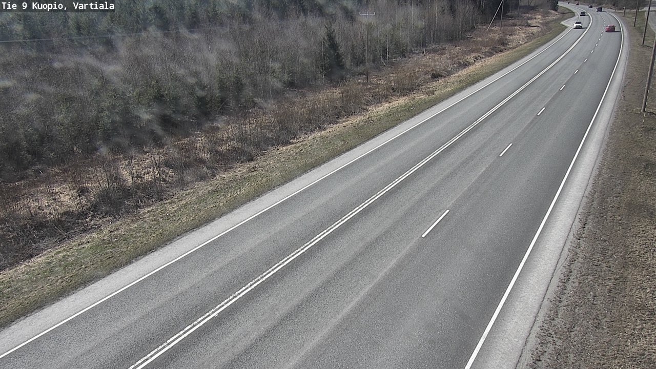 Weather Camera Image Väg 9 Kuopio, Vartiala, Kuopio, Pohjois-Savo