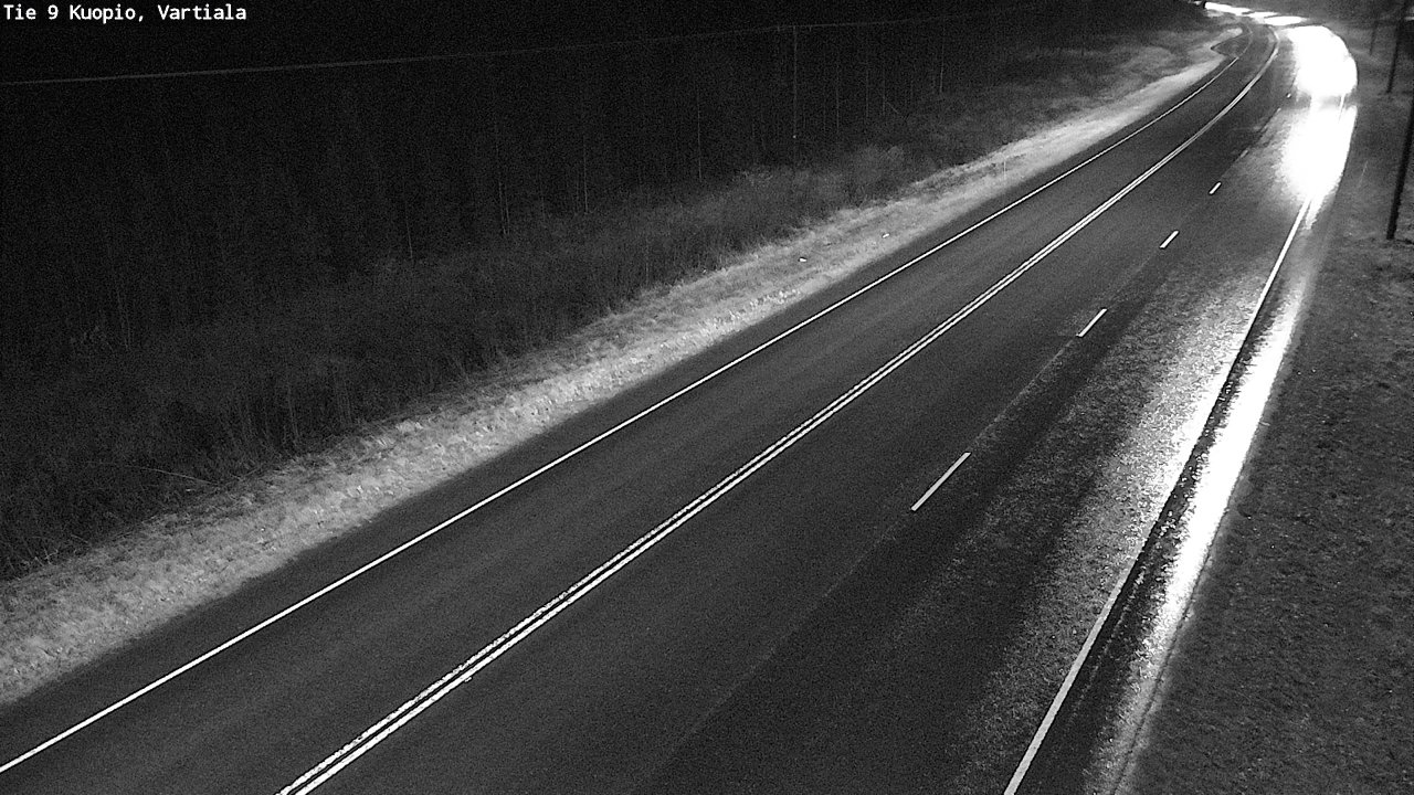 Weather Camera Image Väg 9 Kuopio, Vartiala, Kuopio, Pohjois-Savo