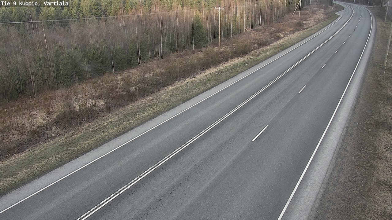 Kelikamerat Kuva Tie 9 Kuopio, Vartiala, Kuopio, Pohjois-Savo
