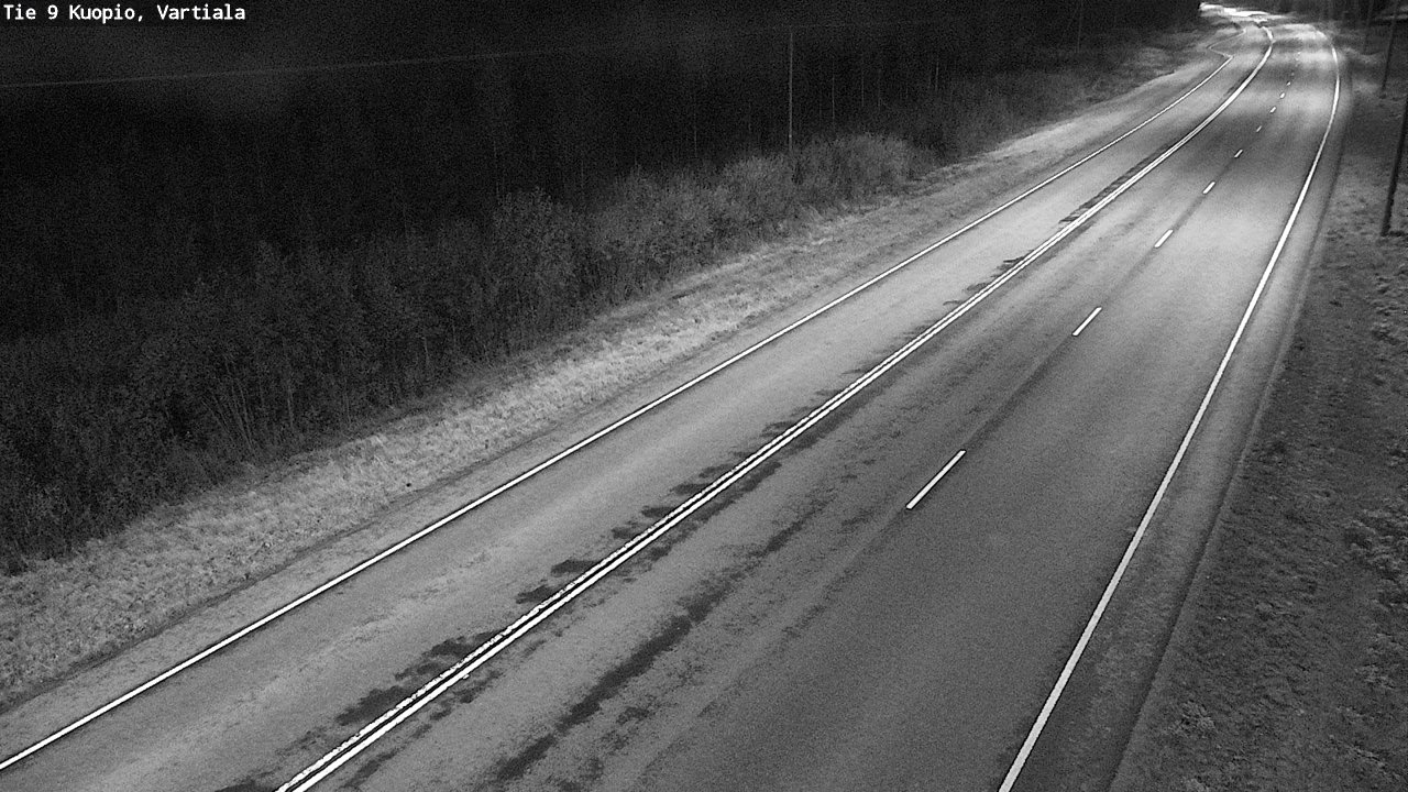 Weather Camera Image Road 9 Kuopio, Vartiala, Kuopio, Pohjois-Savo
