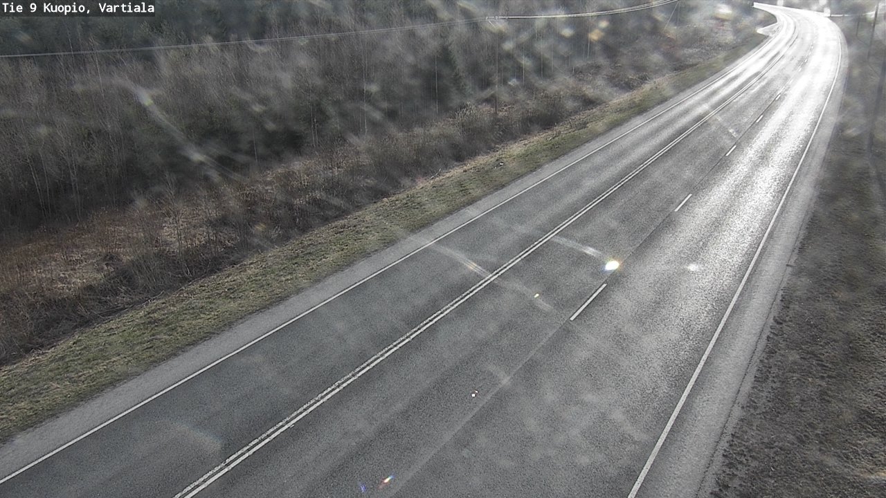 Weather Camera Image Väg 9 Kuopio, Vartiala, Kuopio, Pohjois-Savo