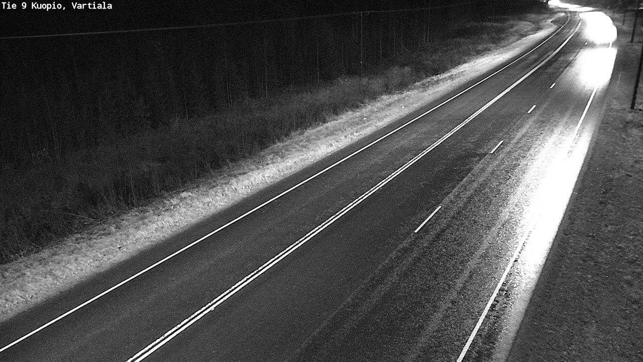 Weather Camera Image Road 9 Kuopio, Vartiala, Kuopio, Pohjois-Savo