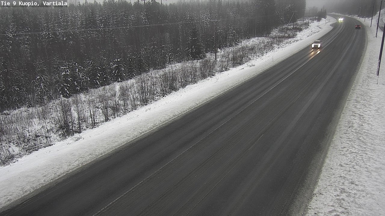 Weather Camera Image Road 9 Kuopio, Vartiala, Kuopio, Pohjois-Savo