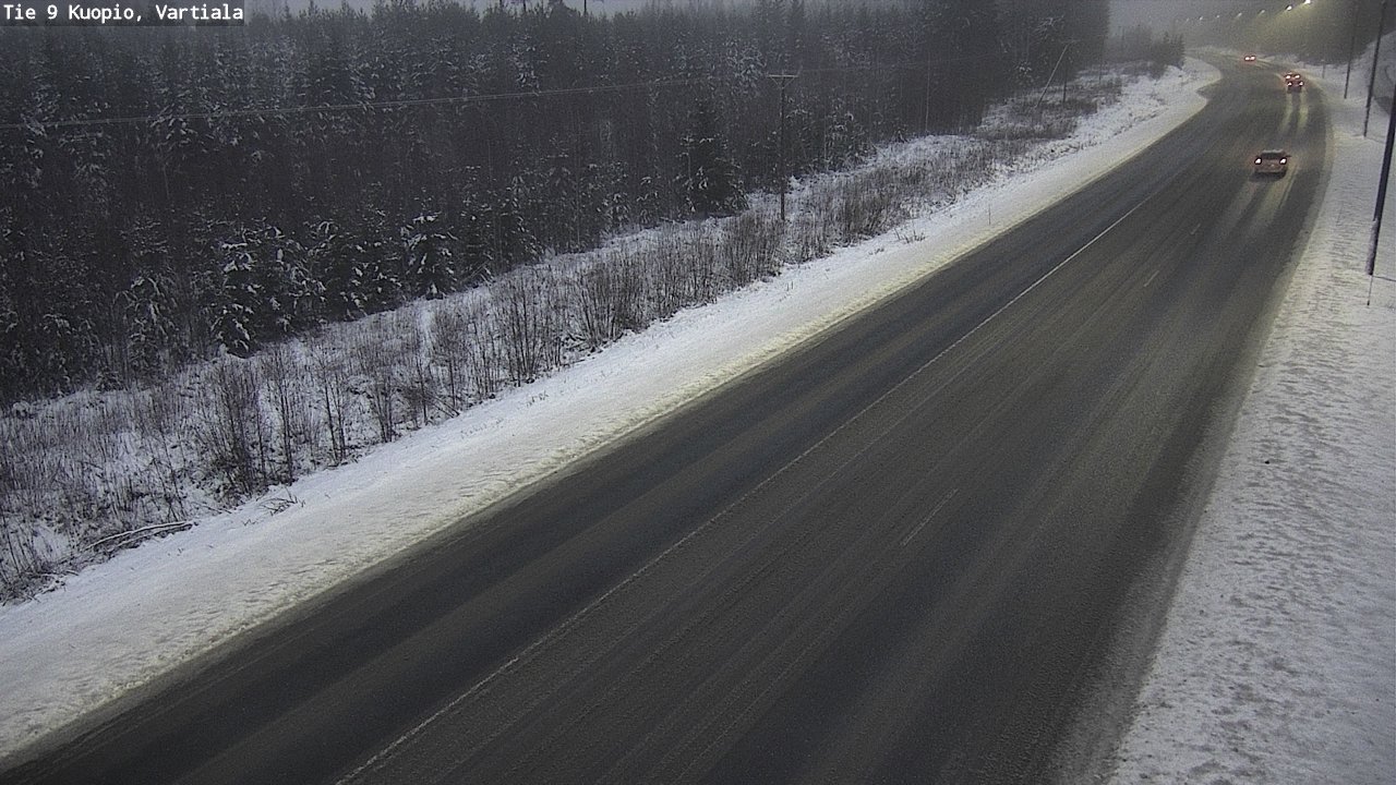 Weather Camera Image Road 9 Kuopio, Vartiala, Kuopio, Pohjois-Savo