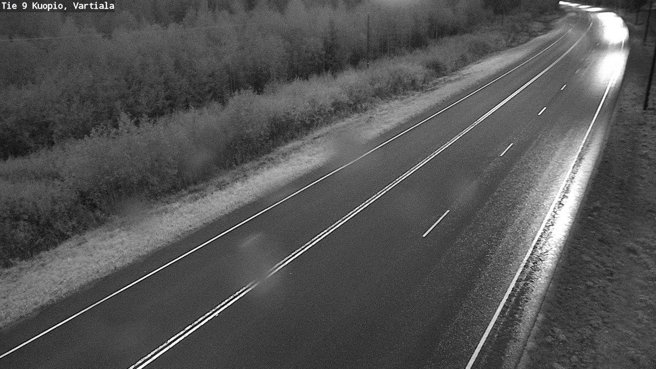 Weather Camera Image Road 9 Kuopio, Vartiala, Kuopio, Pohjois-Savo