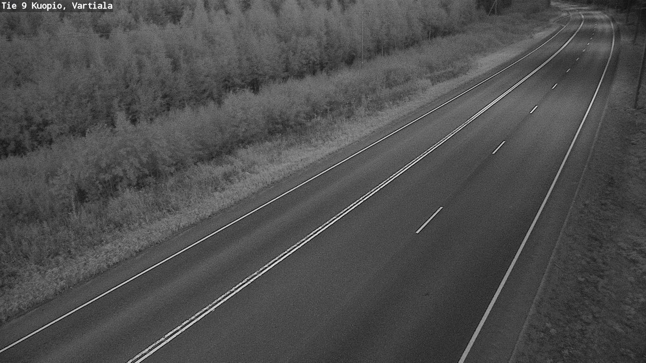 Weather Camera Image Väg 9 Kuopio, Vartiala, Kuopio, Pohjois-Savo