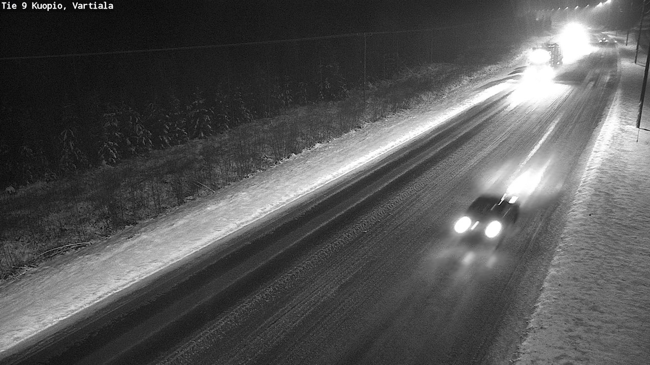 Weather Camera Image Road 9 Kuopio, Vartiala, Kuopio, Pohjois-Savo
