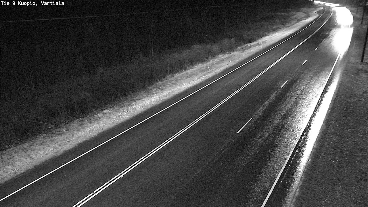 Weather Camera Image Väg 9 Kuopio, Vartiala, Kuopio, Pohjois-Savo