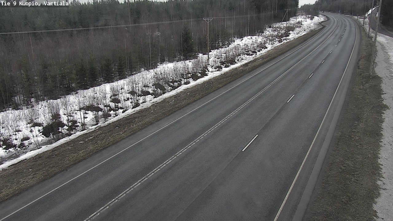 Kelikamerat Kuva Tie 9 Kuopio, Vartiala, Kuopio, Pohjois-Savo