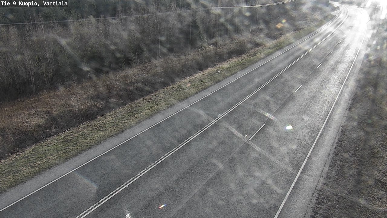 Weather Camera Image Väg 9 Kuopio, Vartiala, Kuopio, Pohjois-Savo