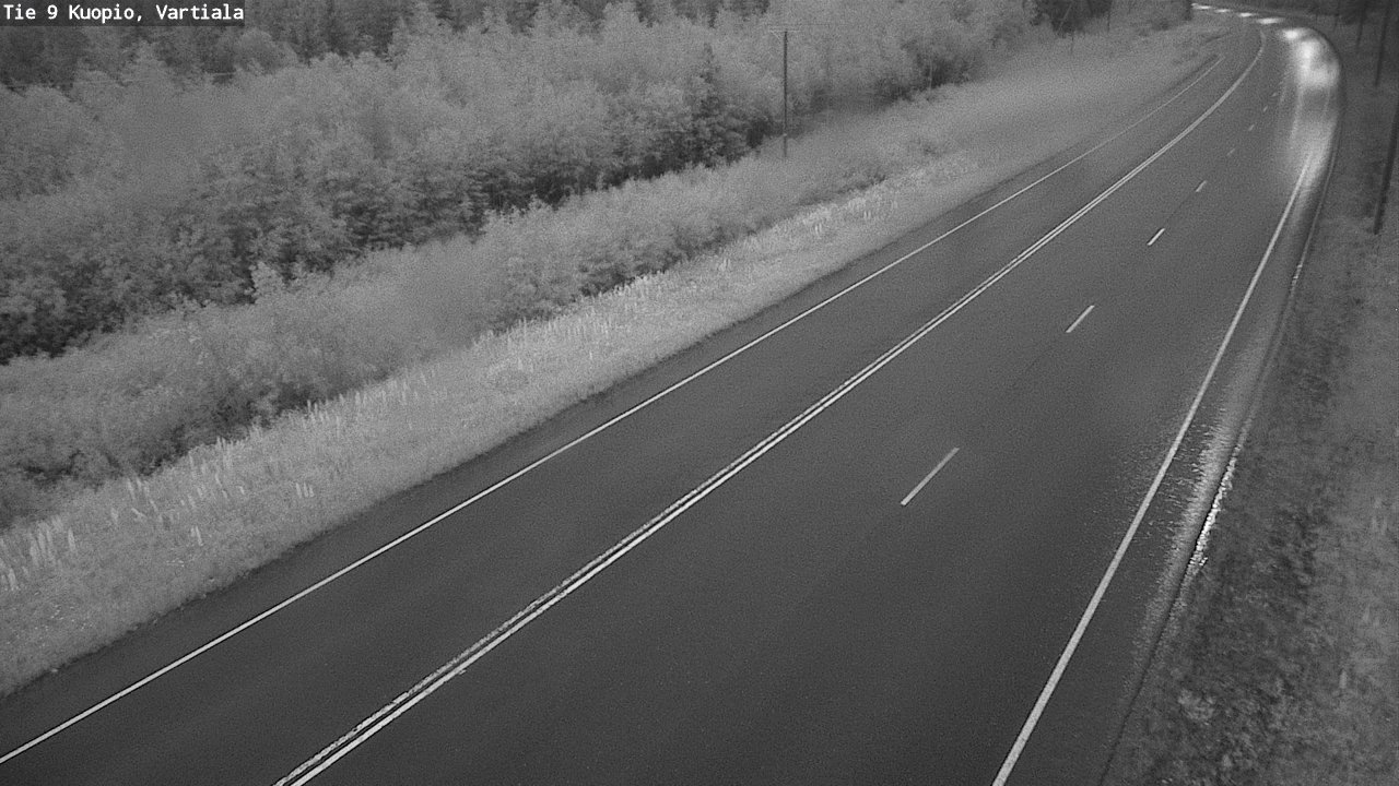 Weather Camera Image Road 9 Kuopio, Vartiala, Kuopio, Pohjois-Savo