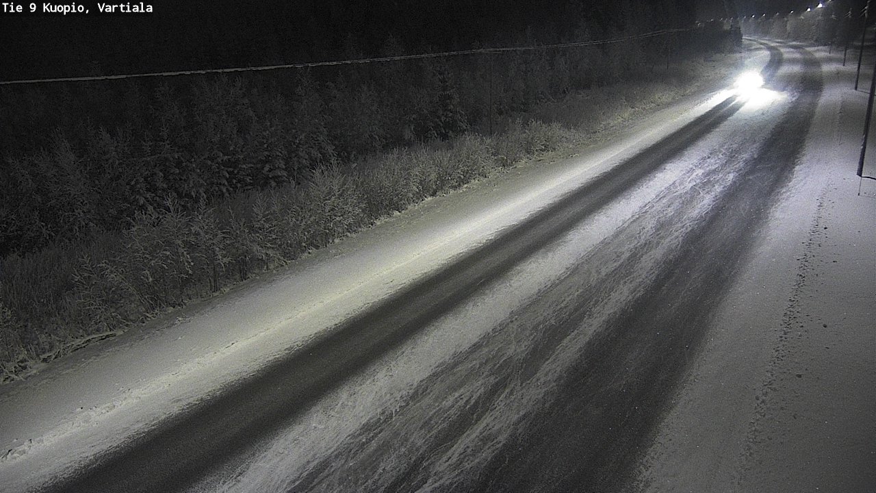 Kelikamerat Kuva Tie 9 Kuopio, Vartiala, Kuopio, Pohjois-Savo