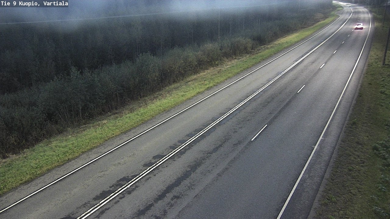 Weather Camera Image Road 9 Kuopio, Vartiala, Kuopio, Pohjois-Savo