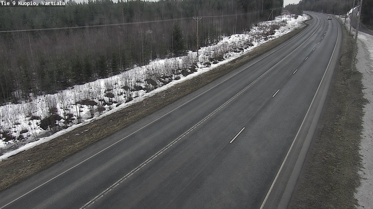 Kelikamerat Kuva Tie 9 Kuopio, Vartiala, Kuopio, Pohjois-Savo