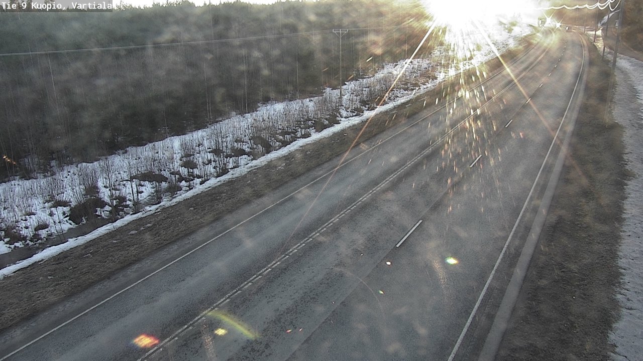 Kelikamerat Kuva Tie 9 Kuopio, Vartiala, Kuopio, Pohjois-Savo