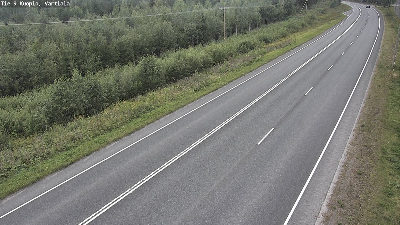 Kelikamerat Kuva Tie 9 Kuopio, Vartiala, Kuopio, Pohjois-Savo