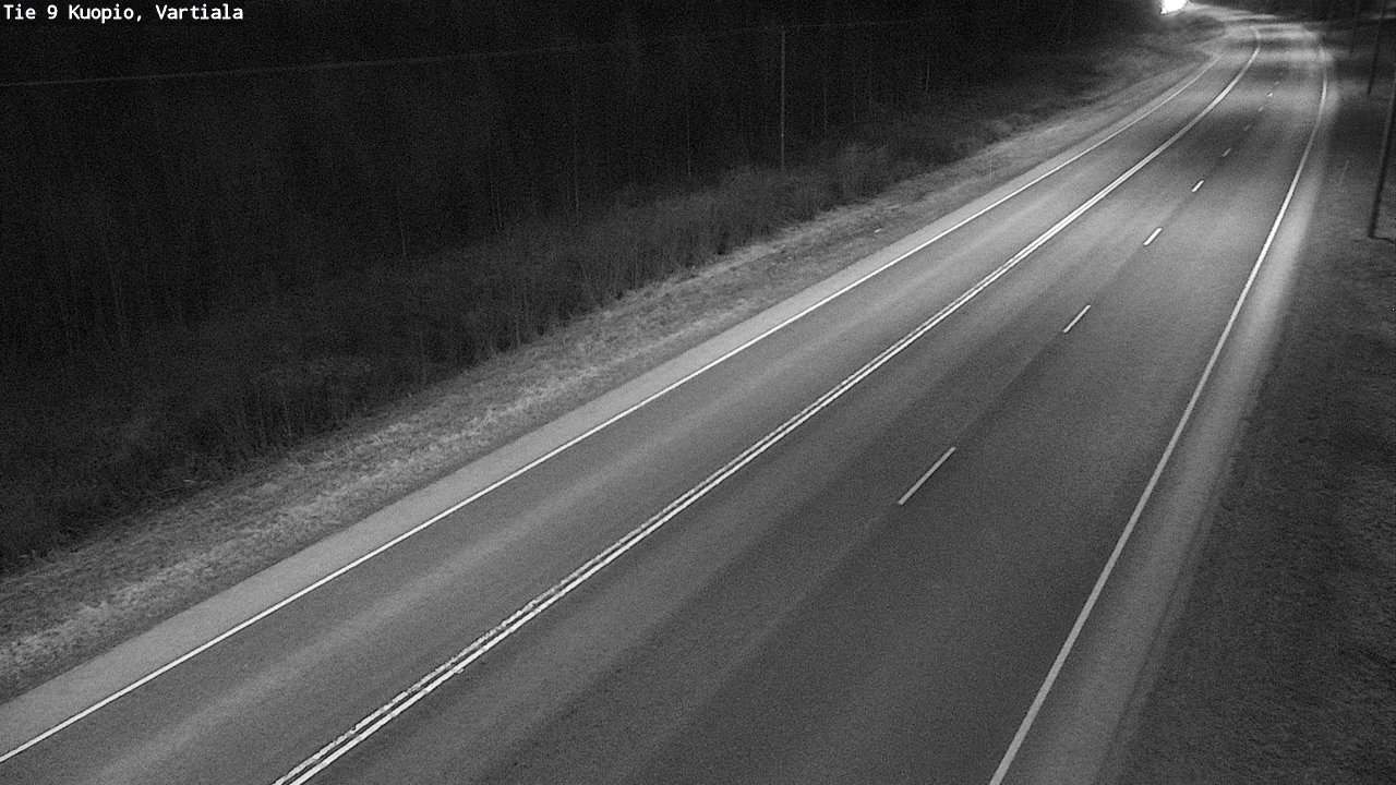 Weather Camera Image Väg 9 Kuopio, Vartiala, Kuopio, Pohjois-Savo