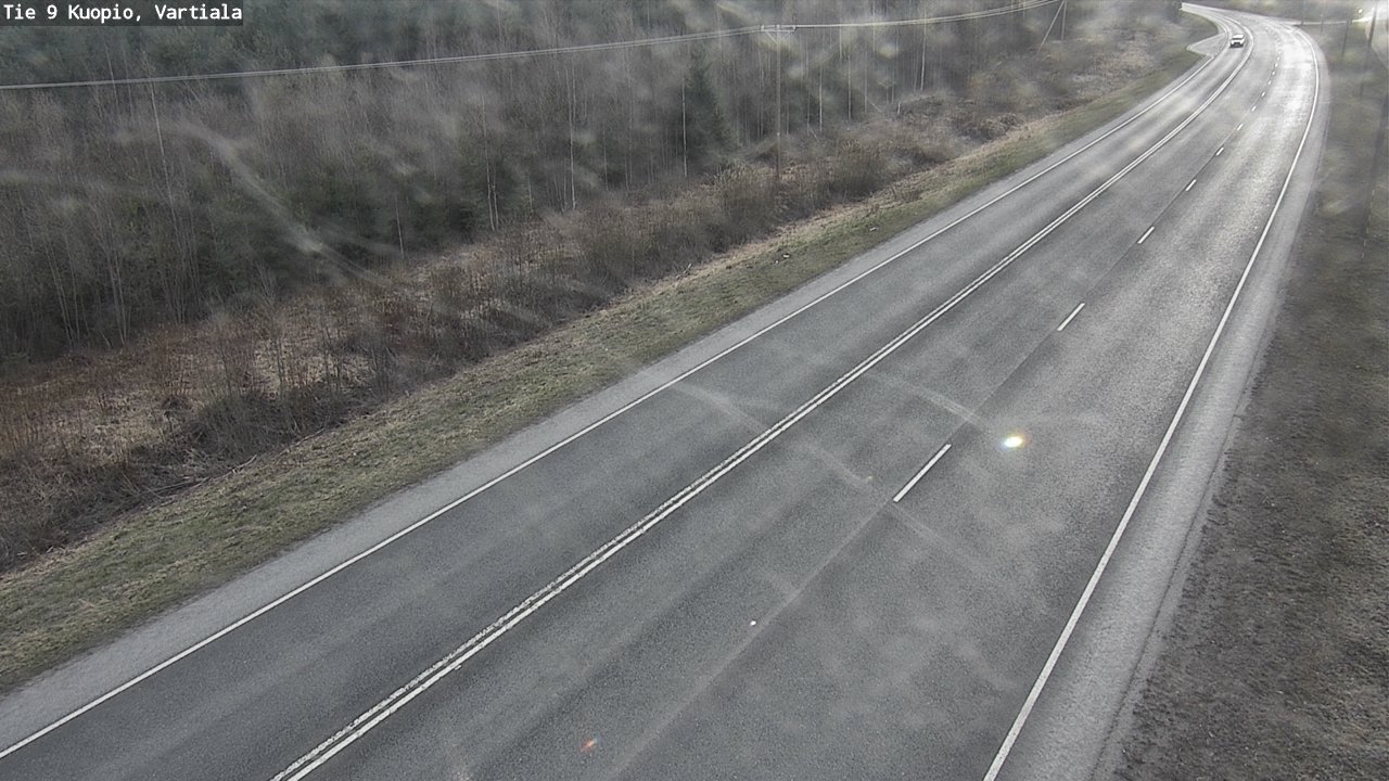 Weather Camera Image Väg 9 Kuopio, Vartiala, Kuopio, Pohjois-Savo