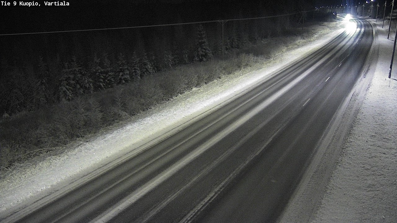 Kelikamerat Kuva Tie 9 Kuopio, Vartiala, Kuopio, Pohjois-Savo