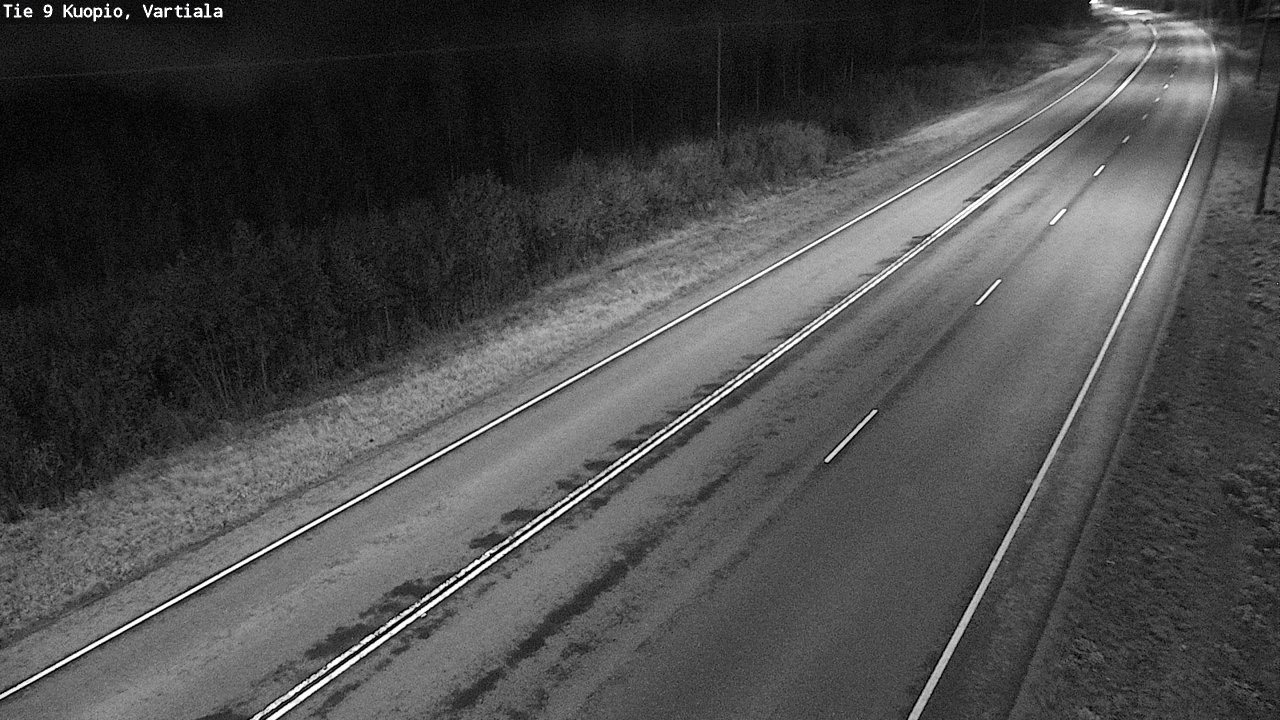 Weather Camera Image Road 9 Kuopio, Vartiala, Kuopio, Pohjois-Savo