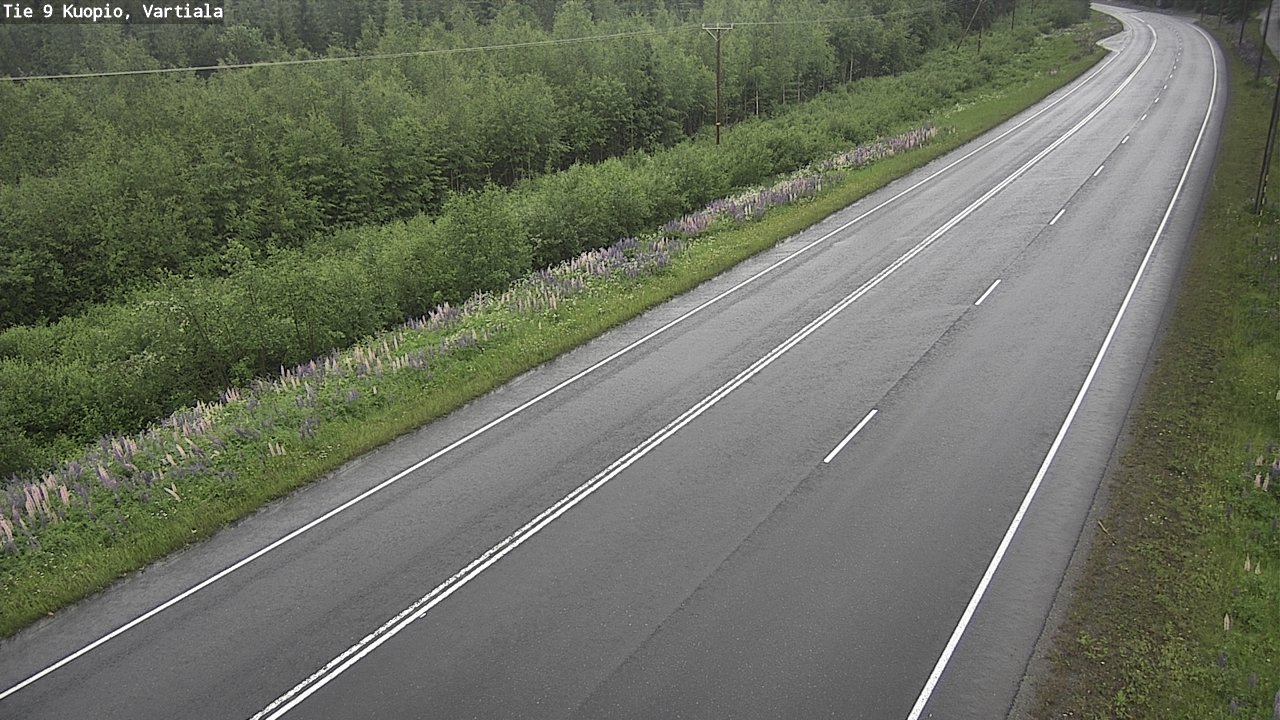 Kelikamerat Kuva Tie 9 Kuopio, Vartiala, Kuopio, Pohjois-Savo