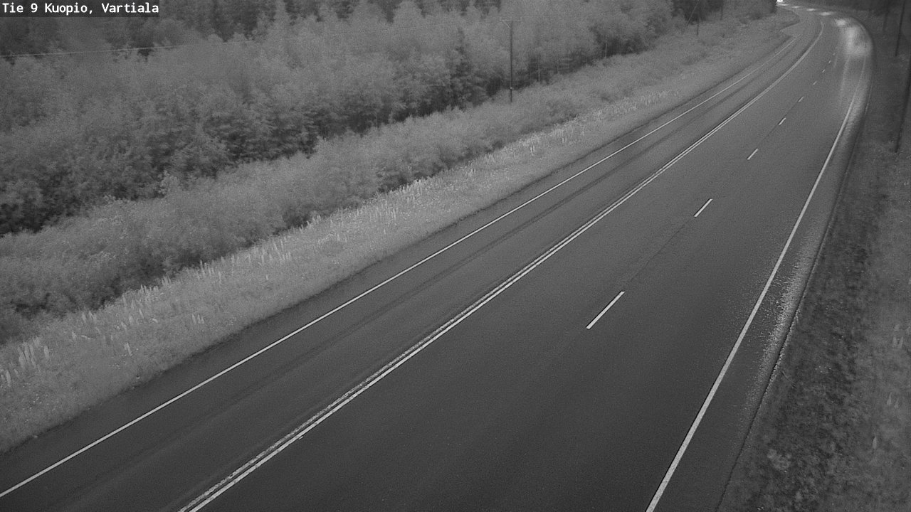 Weather Camera Image Road 9 Kuopio, Vartiala, Kuopio, Pohjois-Savo