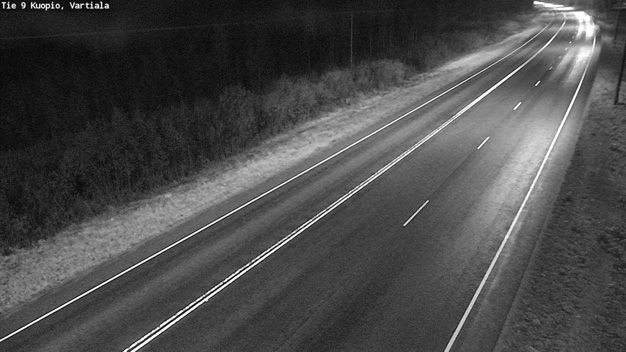 Weather Camera Image Road 9 Kuopio, Vartiala, Kuopio, Pohjois-Savo