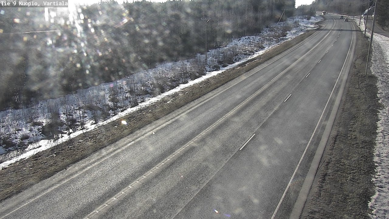 Kelikamerat Kuva Tie 9 Kuopio, Vartiala, Kuopio, Pohjois-Savo