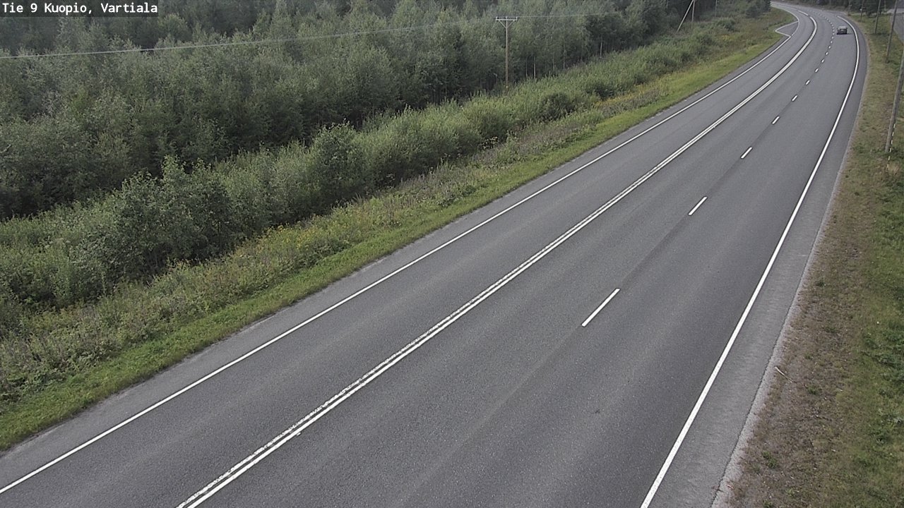 Kelikamerat Kuva Tie 9 Kuopio, Vartiala, Kuopio, Pohjois-Savo